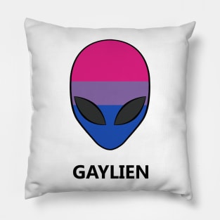 Gaylien Bisexuality LGBT Pride Alien Pillow