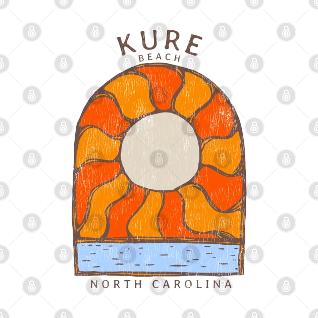 Kure Beach, NC Summertime Vacationing Burning Sun by Contentarama