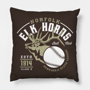 Norfolk Elk Horns Pillow