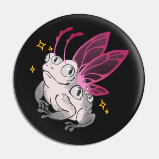 cryptid fairy frog Pin