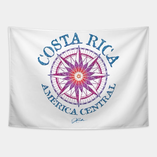 Costa Rica, Compass Rose Tapestry by jcombs