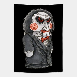 Billy the Puppet, Saw - Horror Hand Puppet Tapestry