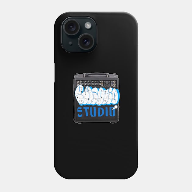 Music Record Studio Graffiti Phone Case by Alpzzz⛓️