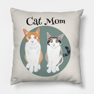 Cat Mom Pillow