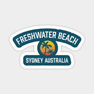 Freshwater Beach Sydney Australia NSW Sunset Palm Magnet