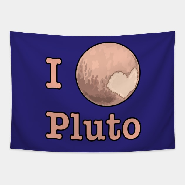 I "Heart" Pluto Tapestry by xenotransplant