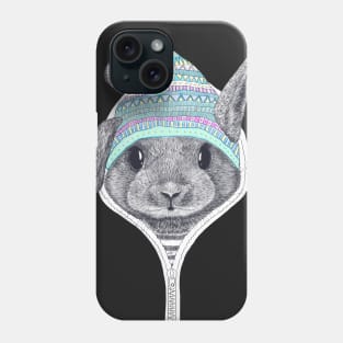 Bunny in a hood Phone Case