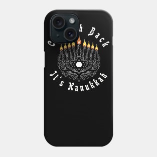 Gothic Happy Hanukkah with David's Star Phone Case