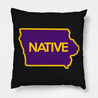Iowa Native Sticker Pillow