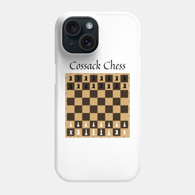Cossack Chess Phone Case by firstsapling@gmail.com