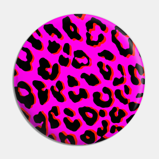 Leopard Print Pink Pin