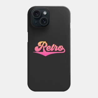 Retro Typography Phone Case