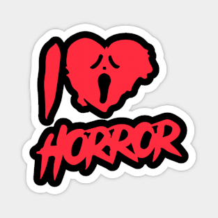 I Love Horror Magnet