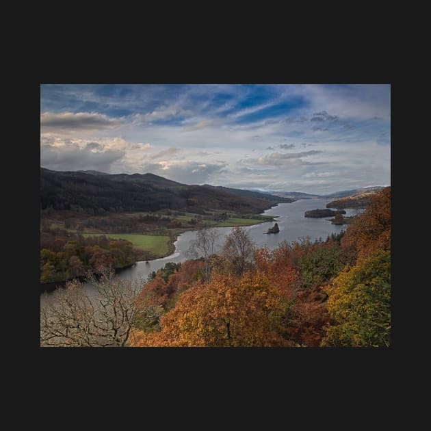 Loch Tummel from Queens View by Reg-K-Atkinson