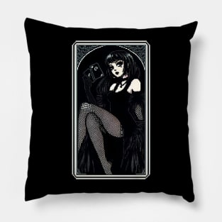 gothic art Pillow