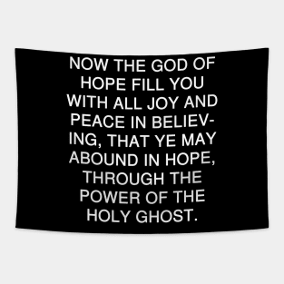 Romans 15 13 Bible Verse KJV Text Tapestry