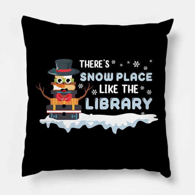 There is no place like library Pillow by MZeeDesigns