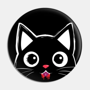 Kitty Vampire Pin