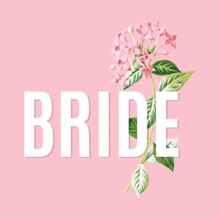 Bride with Pretty Flowers T-Shirt