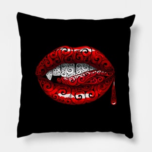 Swirly Fangs Pillow