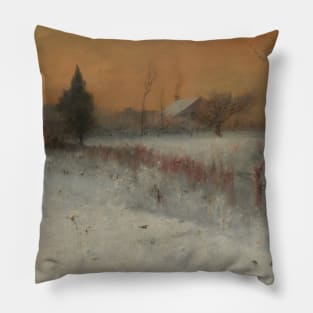 Home at Montclair by George Inness Pillow