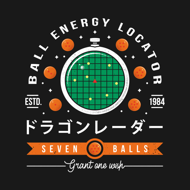 Disover Seven Balls - Dragon Ball - T-Shirt