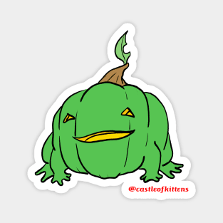 Frog O Lantern (green) Magnet