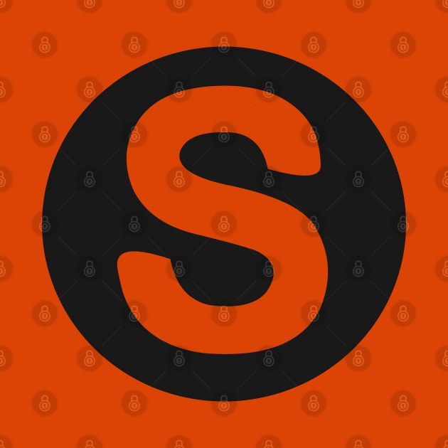 letter s orange by persa