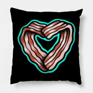 Bacon Heart Pillow