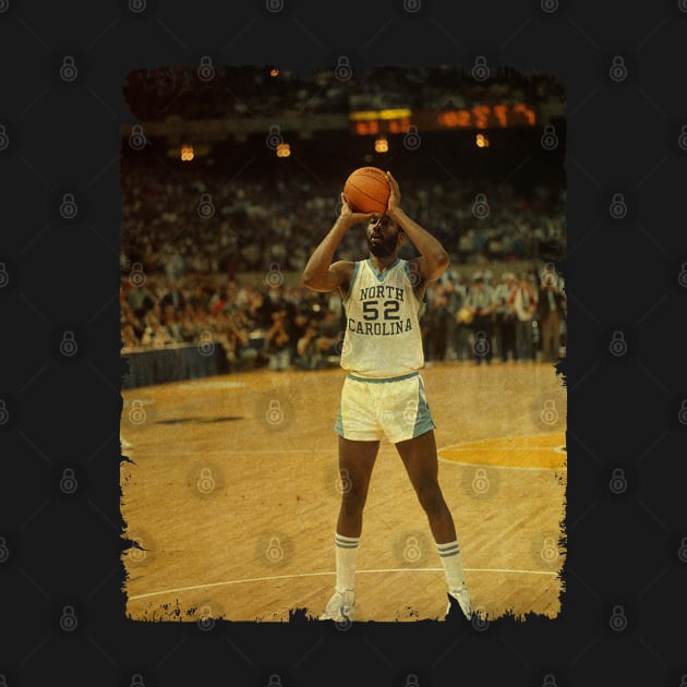 James Worthy - Vintage Design Of Basketball by JULIAN AKBAR PROJECT