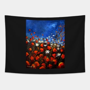 Red poppies Tapestry