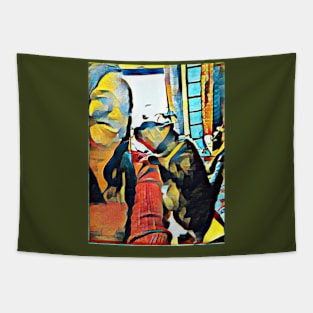 My FAT Bwoy And Me - CAT Lady - Cat Lover - Felines - Front Tapestry