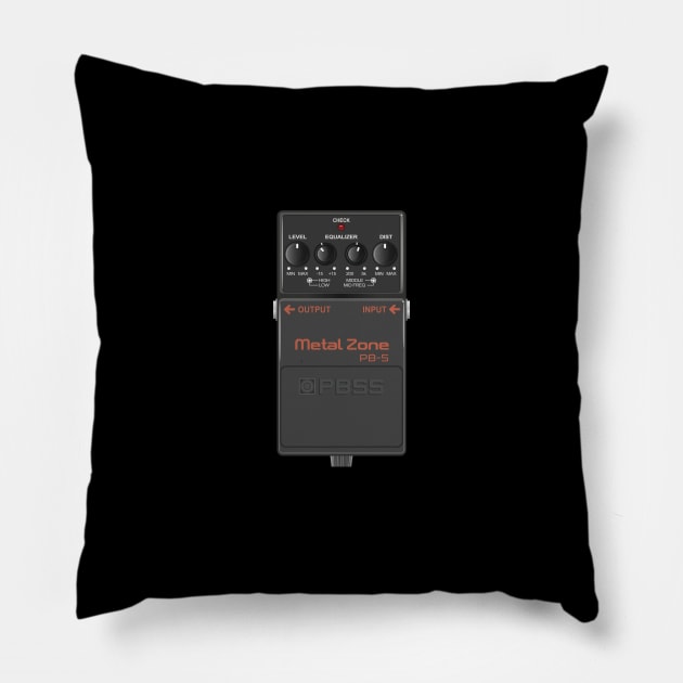 Who's The Boss? Metal Zone Pillow by Petrol_Blue