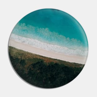 Tropical Beach Pin