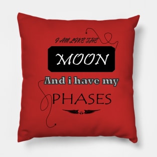 moon phases Pillow