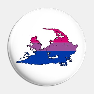 Pride Koria Map - Bisexual Pin