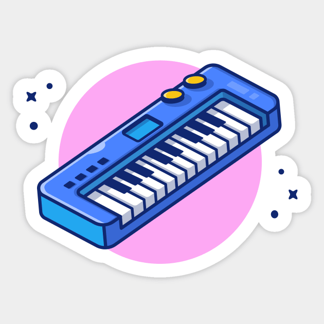 Piano Sticker 