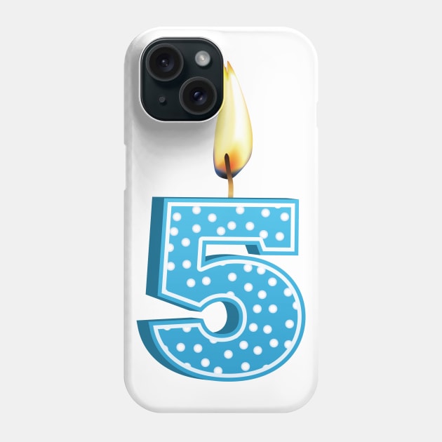 Number 5! Phone Case by SWON Design