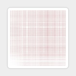 Thin Red Lines Grid Magnet