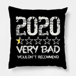 2020 Very Bad Would Not Recommend, Half Star Rating Pillow