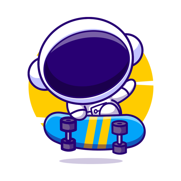 Skater Astronaut by haallArt