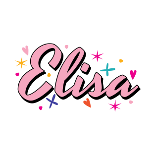 Elisa name cute design T-Shirt