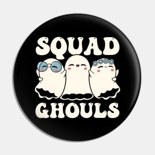 Squad Ghouls Halloween Cute Ghosts by Tobe Fonseca Pin