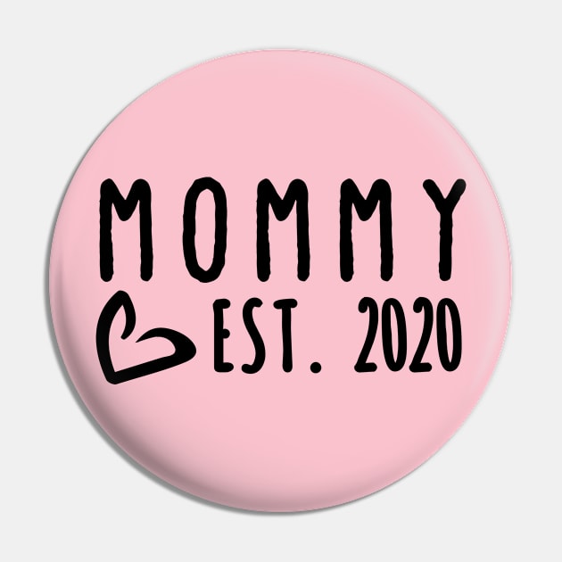 Mommy Est 2020 Custom Pregnancy Reveal Pin by MoodPalace