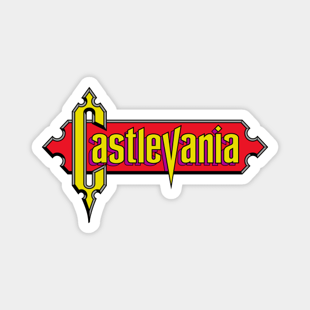 Castlevania (Yellow) Magnet by LeeRobson