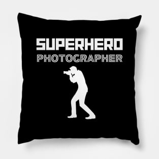 Superhero Photographer Pillow