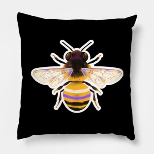 Nonbinary Bee Pillow