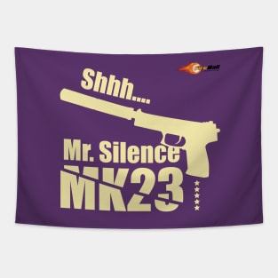 GUN MK 23 (Sand) Tapestry