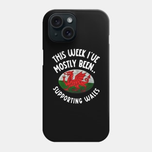 Wales Rugby T Shirt, World Cup 2023 Phone Case