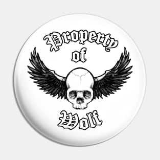 'Property of' Wolf Pin